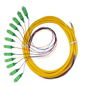 LC/APC fiber optic pigtail multi color 12 pack